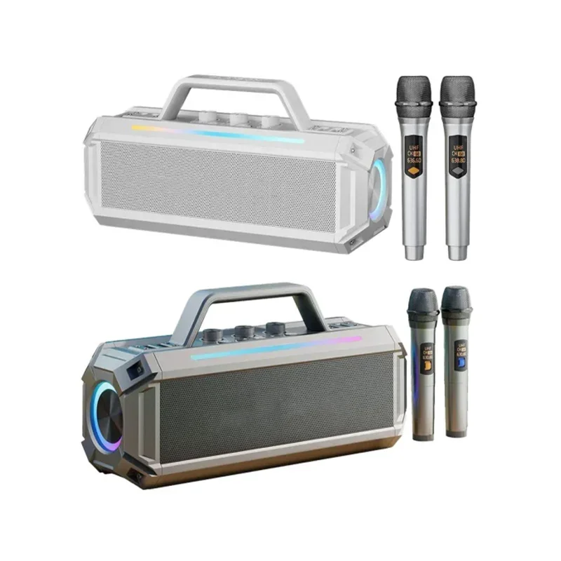 

150W Outdoor Party Karaoke RGB Light 2.2 Channel 18000mAh Power Bank Bluetooth Portable Wireless Boomboxes & Speakers