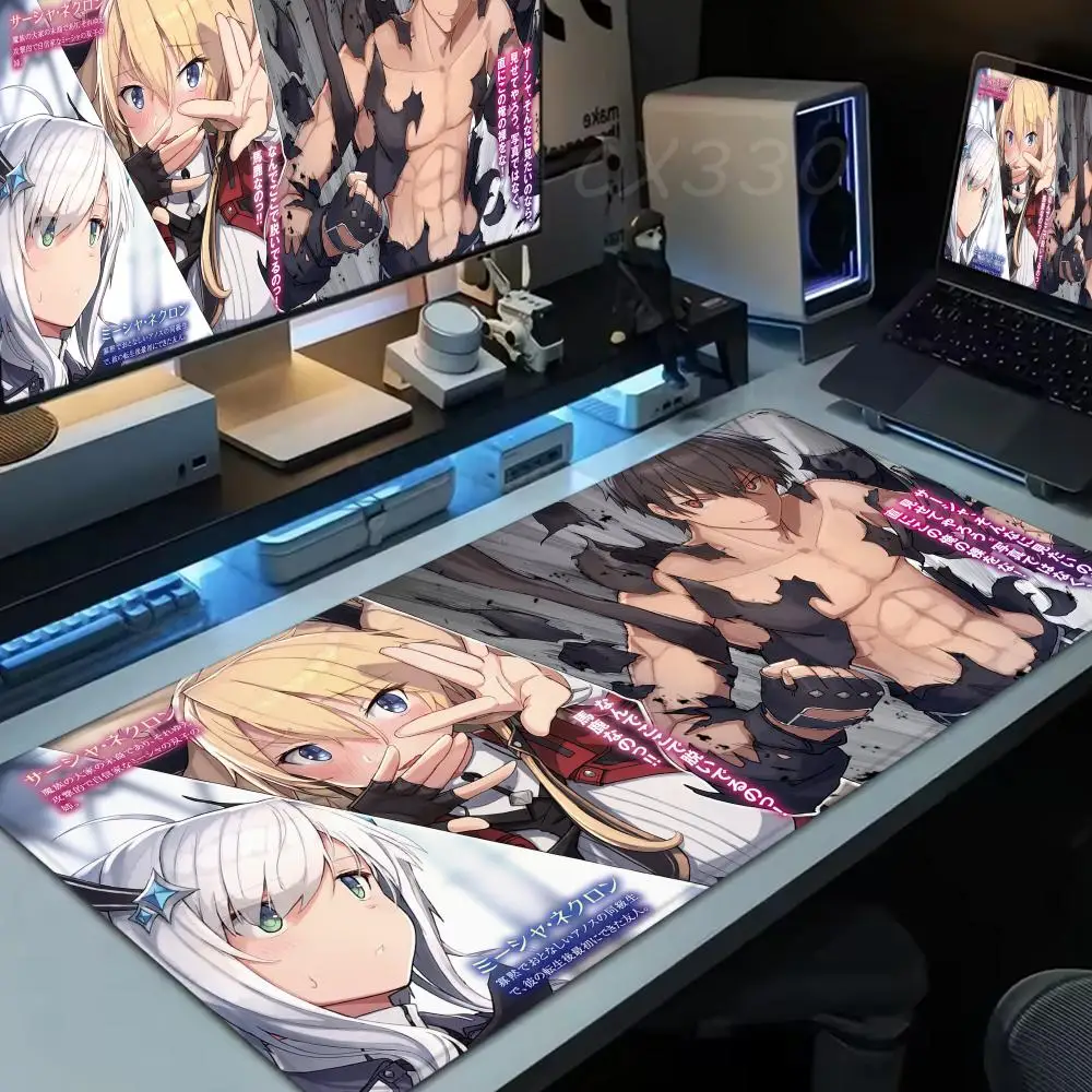 

The Misfit Of Demon King Academy Mouse Pad Large Computer Mousepad Office 1000x500mm XXL Pc Non-slip Rubber Keyboard Deskmat