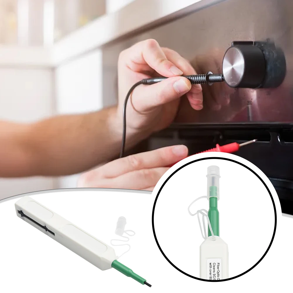 

Professional Optical Fiber Cleaning Pen for LCMU 1 252 5mm Connector 180 Degree Rotation Audible Click Feature