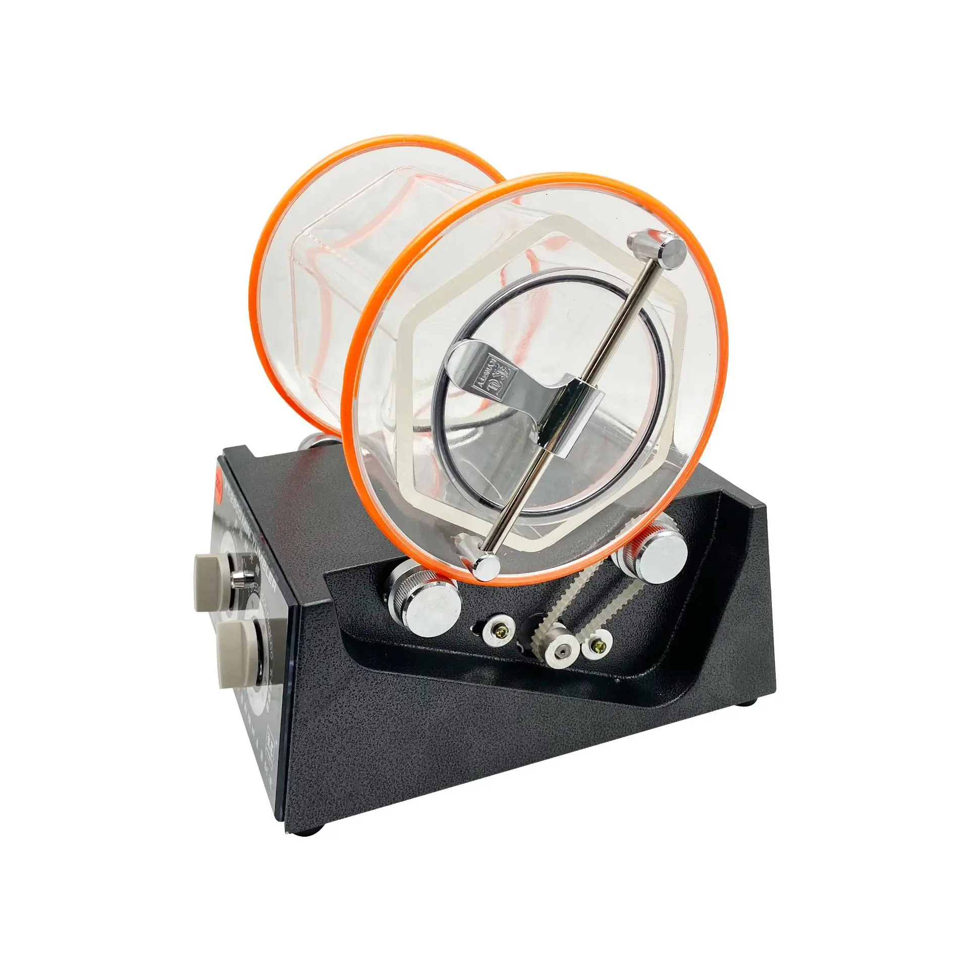 KT-2000 Jewelry Polisher Tumbler 5Kg Capacity Mini Rotary Tumbler Machine with Timer Jewelry Polisher Finisher for Jewelry Stone