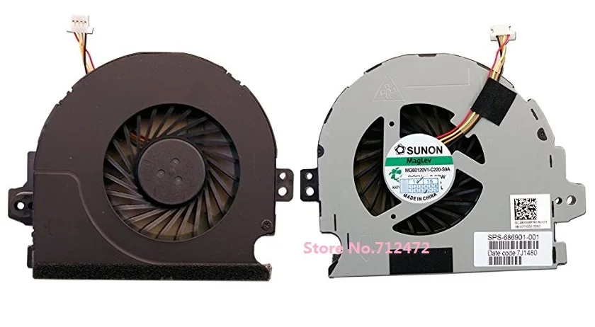 

SSEA NEW CPU Cooling FAN For HP Envy M6-1000 Pavilion M6-1000 Fan P/N 686901-001 MG60120V1-C220-S9A