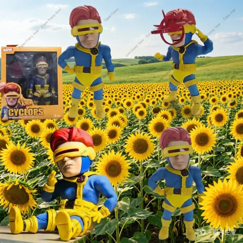 

Фигурка Beast Kingdom EAA-067 X-Men Cyclops, комикс-версия, подвижный робот-игрушка для мальчиков, коллекционный подарок
