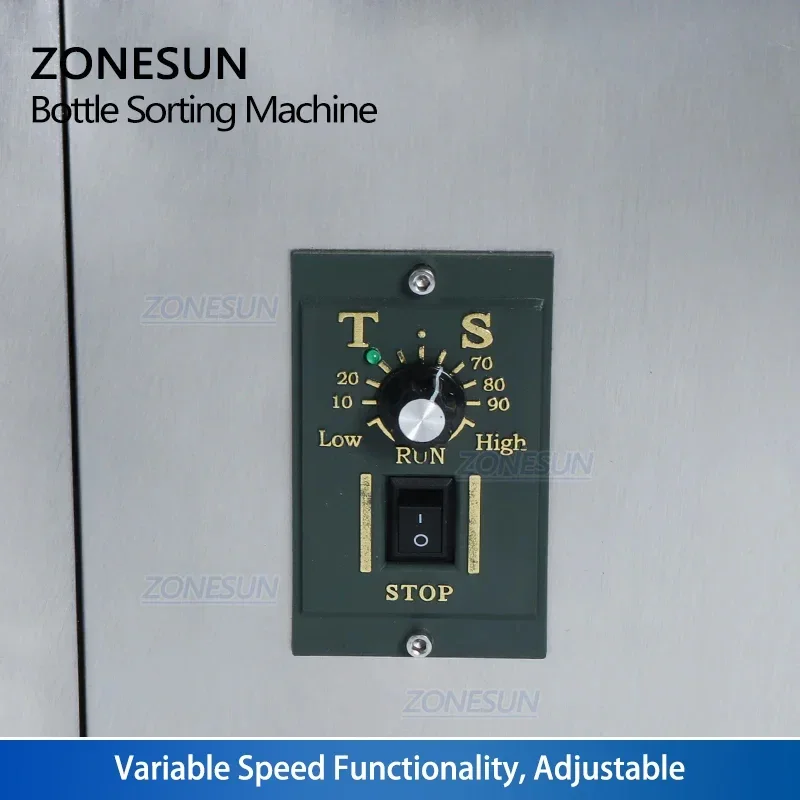 ZONESUN ZS-SP600Z Desktop Rotary Automatico Rotondo Bottiglia di Plastica Raccolta Ordinamento Giradischi Confezionatrice Linea di Produzione