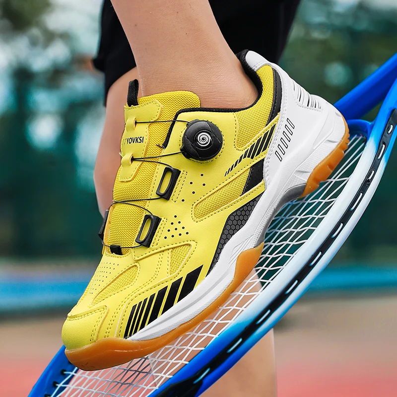 

High-quality Men's Tennis Shoes Women Breathable Sports Training Shoes Outdoor Badminton Sneakers Soft Midsole Non-slip OutSole