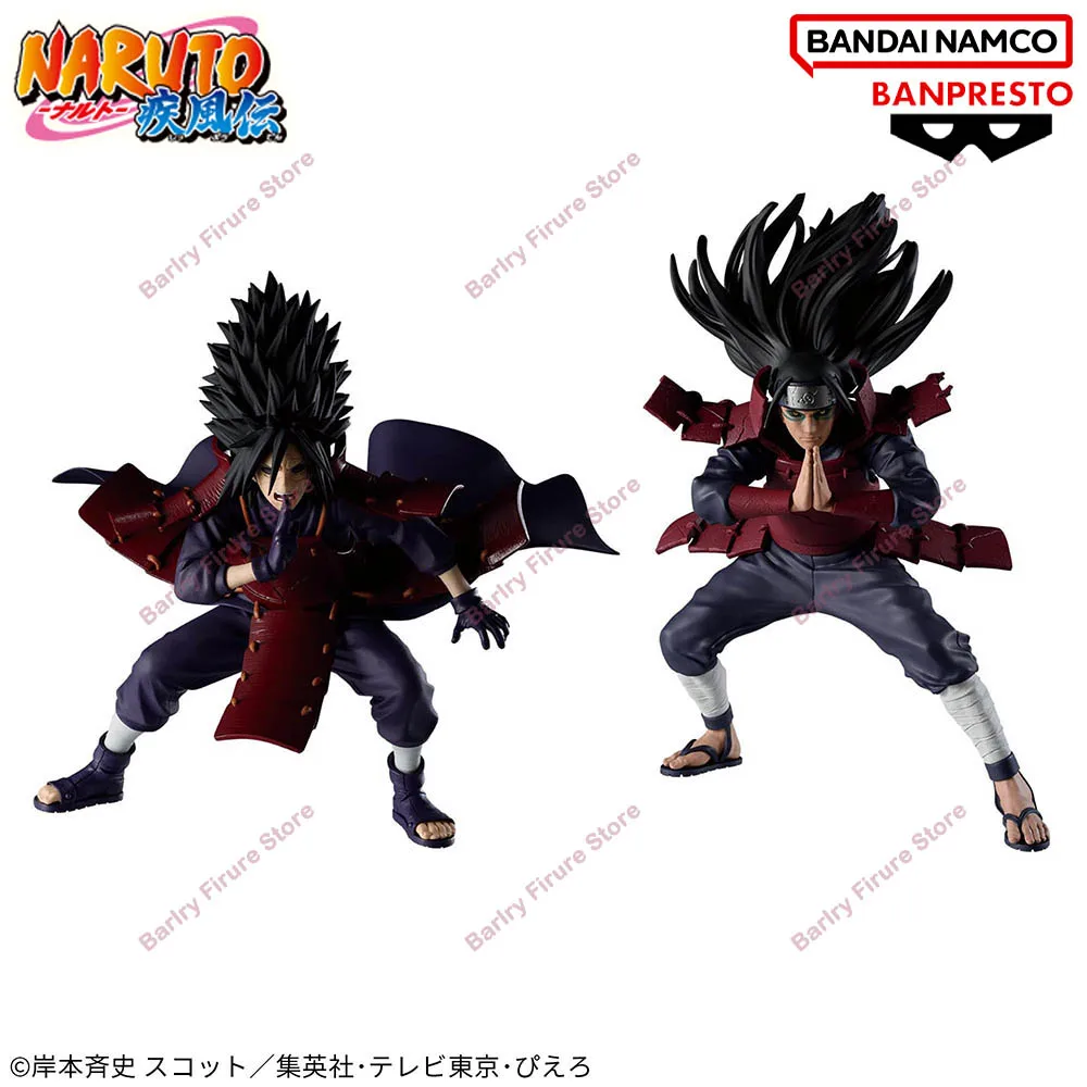 Naruto Shippuden Trillingen Sterren Senju Hashirama Uchiha Madara Anime Figuur Actie Beeldje BANPRESTO Model Speelgoed Vakantie Geschenken