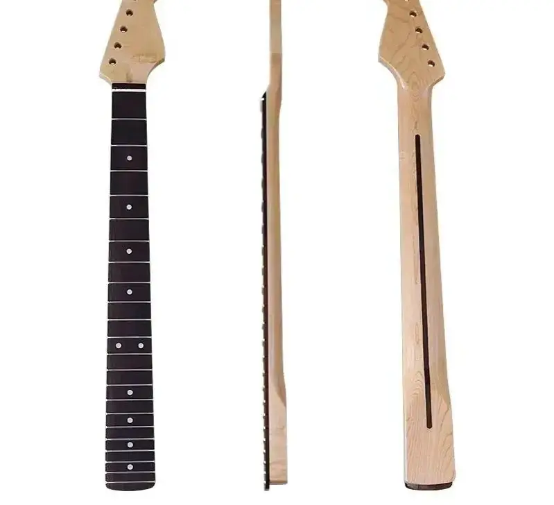 

6-string rosewood electric guitar neck with maple gloss 22-fret fingerboard modification DIY electric guitar instrument accessor