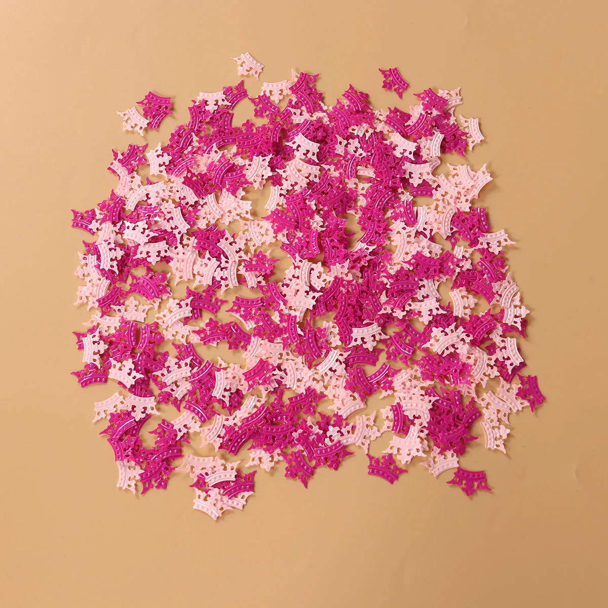 

15pcs Glitter Crown Confetti Eco-Friendly Sparkle Decor For Birthday Wedding Party Table Scatter Gold 2Cm Rose Red Pink