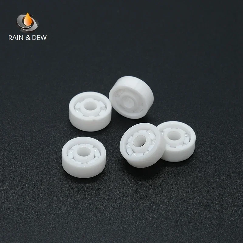 1PCS Zirconia Ceramic Bearing ABEC-9 3x10x4 5x11x4 3x8x4 5x10x4 4x9x4 3x6x2.5 4x7x2.5 5x8x2.5 5x9x3 4x10x4 6x10x3 7x11x3 6x12x4