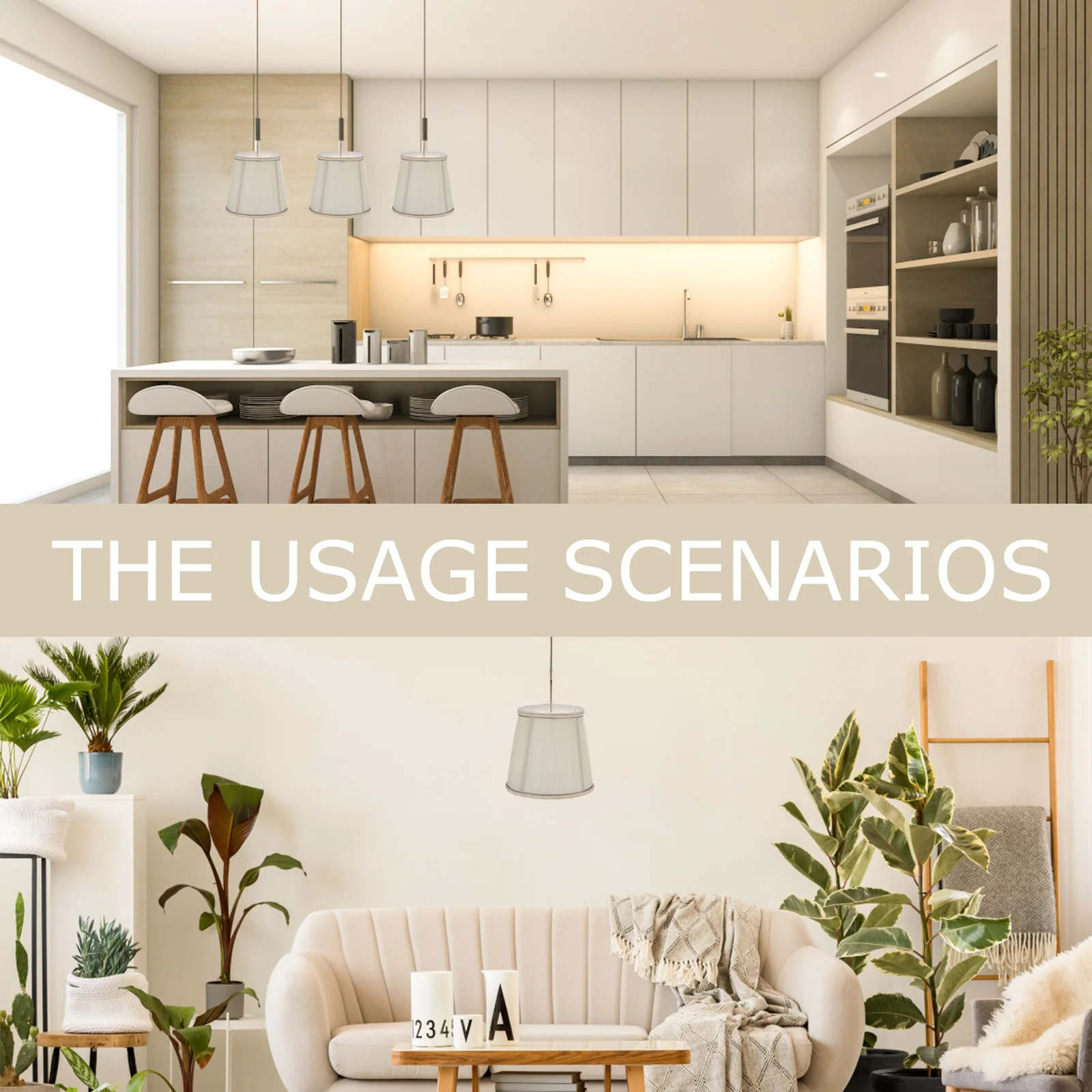 1개 천 램프갓 방진 방충 변색 방지 부드러운 빛 천장 펜던트 샹들리에 램프갓 천장 조명