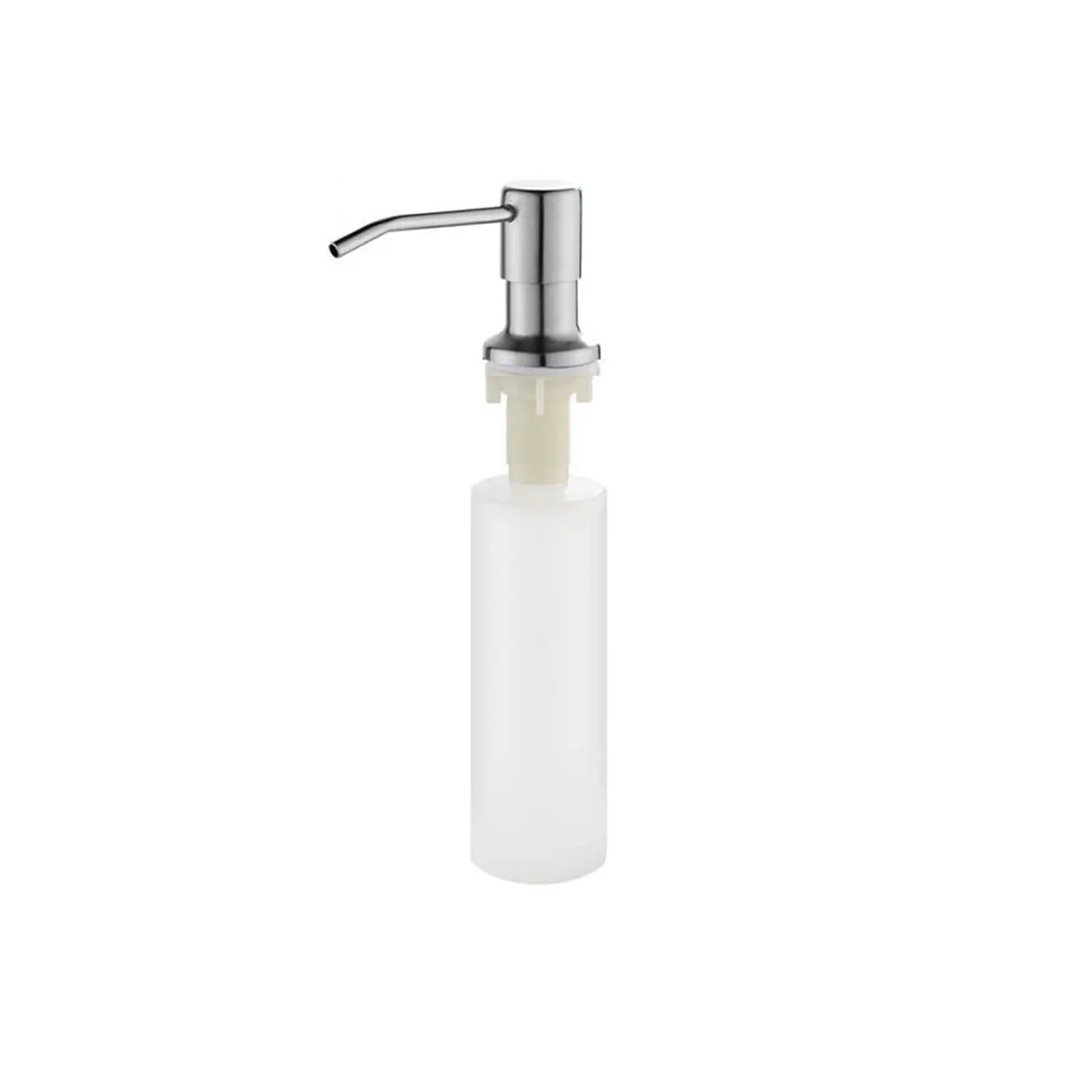 1pc Soap Dispenser Pump Durable Stainless Steel for Kitchen Sink Liquid Soap Holder 350ml Bottle Home Restaurant Supplies