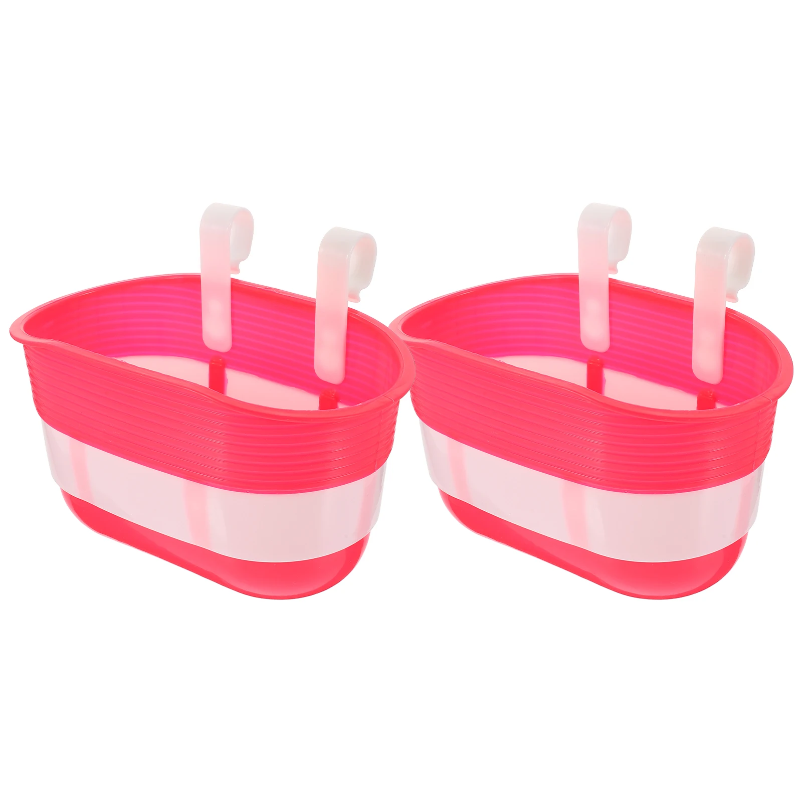 

2pcs Kids Bike Basket Plastic Durable Storage Container for Bottles Snacks Scooter Accessories Fit Most Children Bicycles Wide