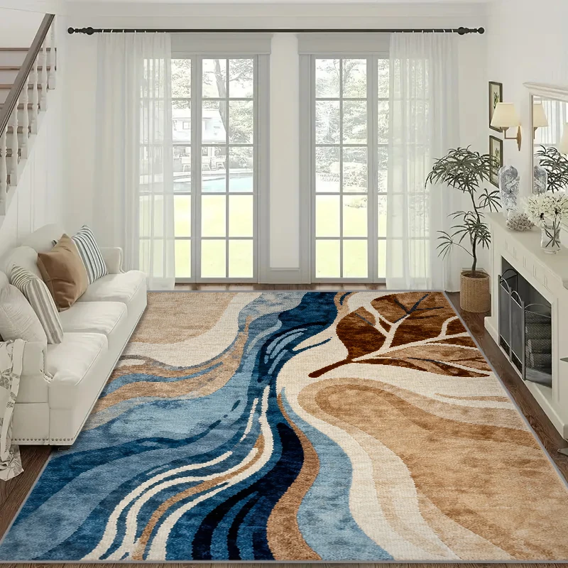 

Ковер VIKAMA для гостиной и спальни, современные геометрические ковры, прочный противоскользящий ковер для детской, общежития, декора дома