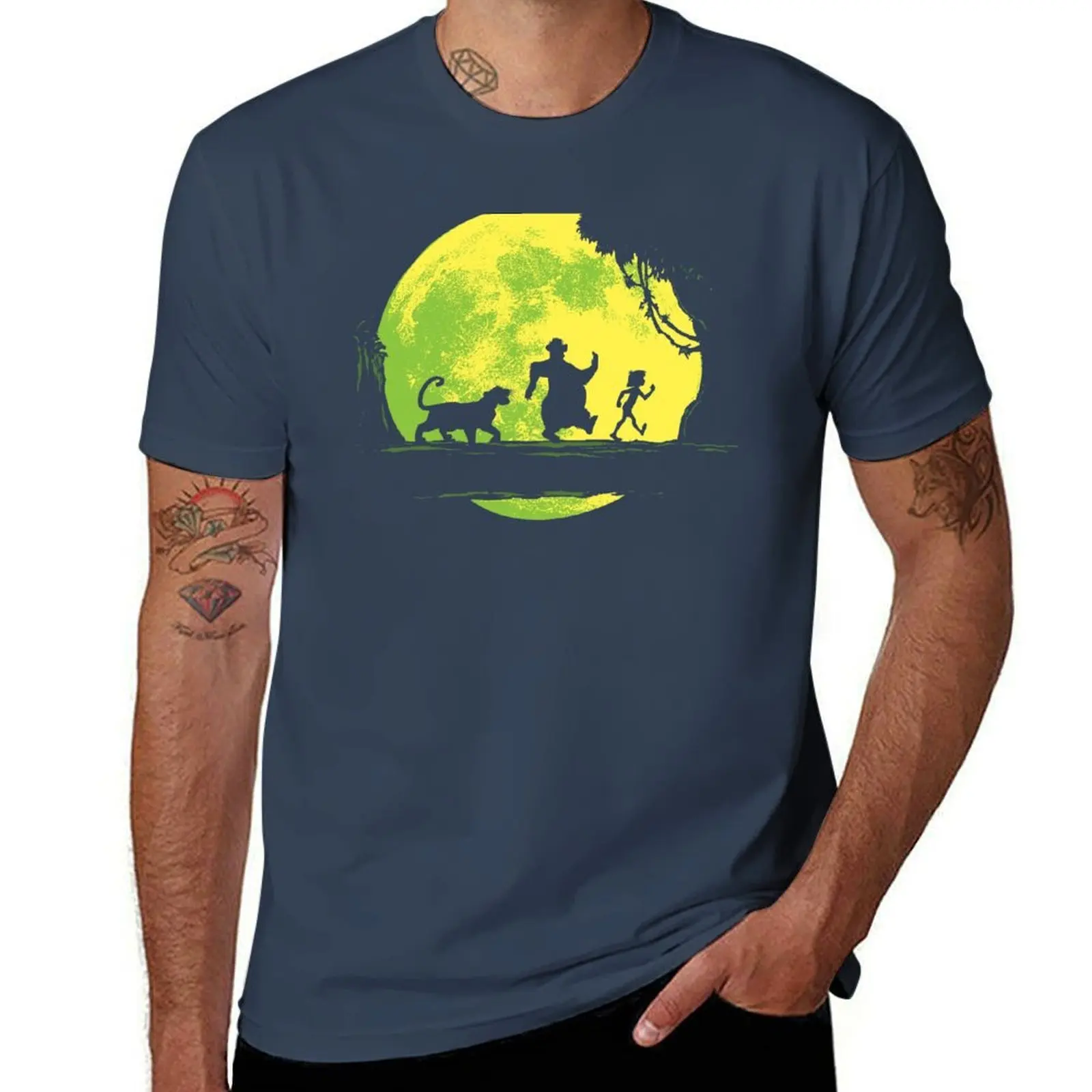 

Jungle Moonwalk T-Shirt Daily Wear Print T-Shirt