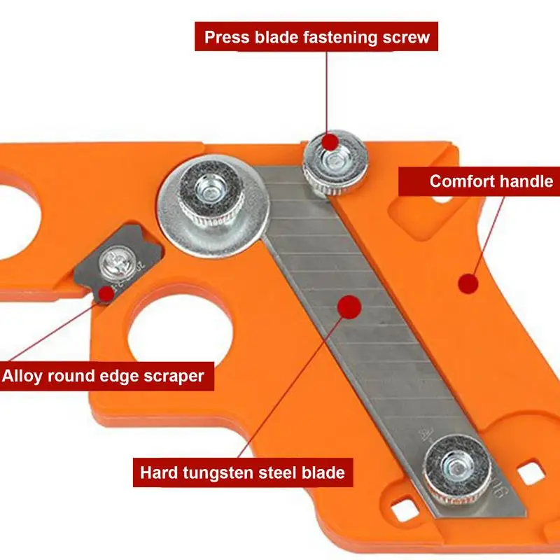 Edge Banding Trimmer Veneer Edge Cutter Tool Veneer Edge Trimmer with Retractable Blade Woodworking Cutter Manual Trimming Tool