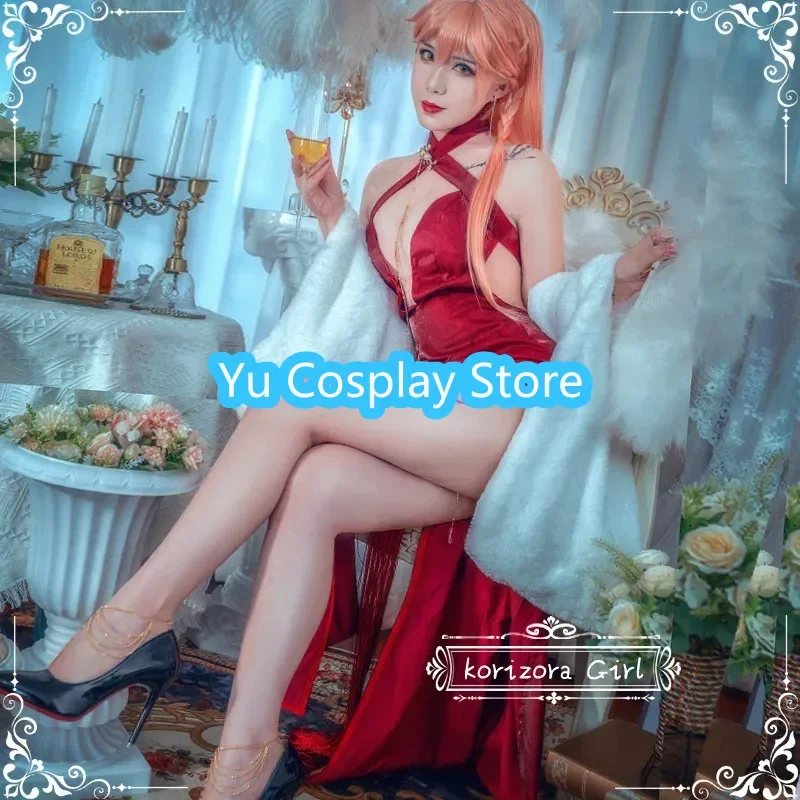 Game Girls Frontline OTS-14 Cosplay Costume Women Sexy Dress Chinese Deluxe Cheongsam Halloween Party Uniforms Custom Made