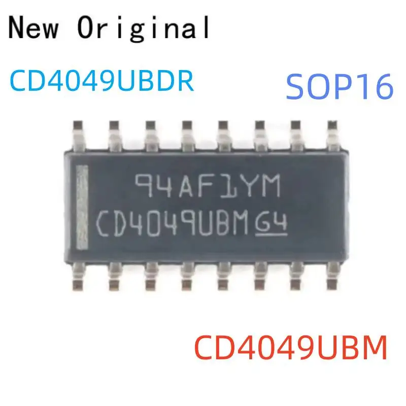 

Cd4049Ubdr Cd4049Ubm Sop16 New and Original Cmos Hex Buffers/Converters