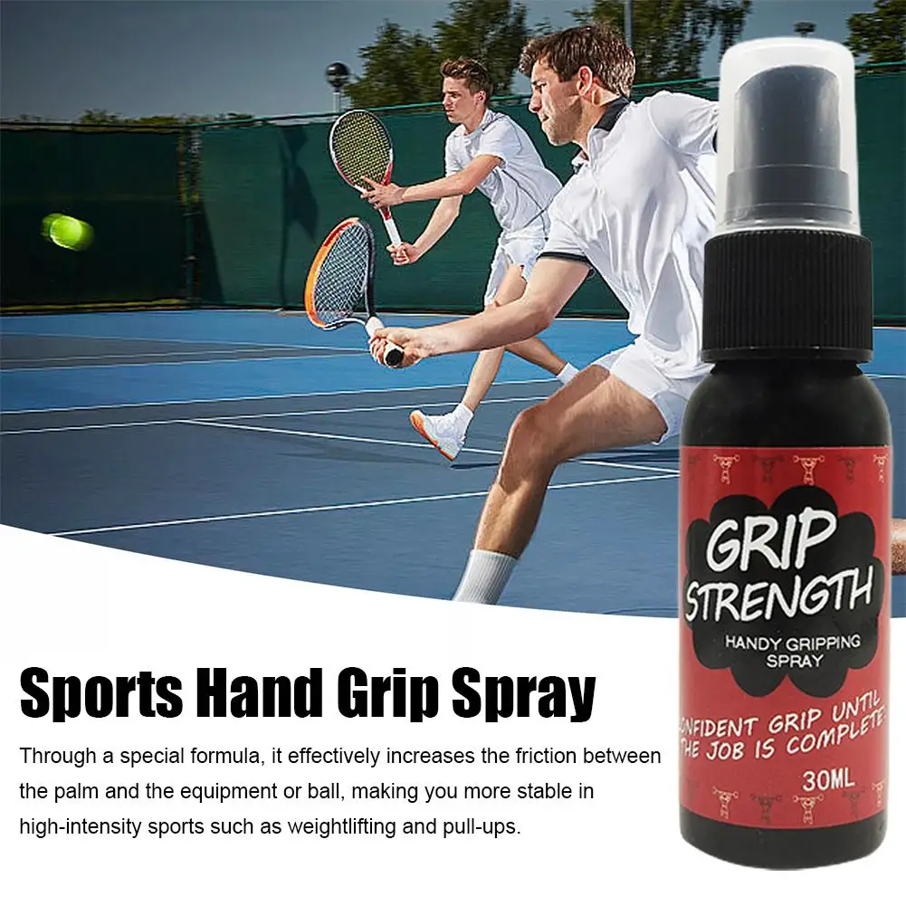 30ml Pole Dancing Grip Spray Goalkeeper Glove Tackifier Spray Anti-slip Sticky Grip Spray For Football Tennis Golf Weightli O9W9