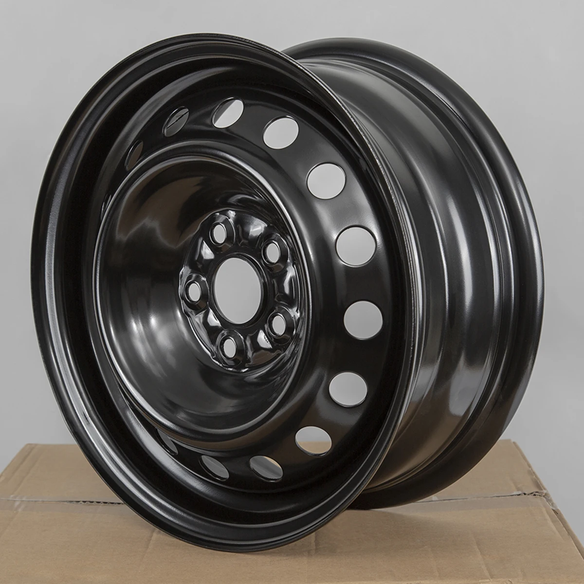 

15x6-дюймовый черный стальной обод колес, 1 шт., сменные ступицы колес, подходят для колес Toyota Corolla с 2009–2020 гг.