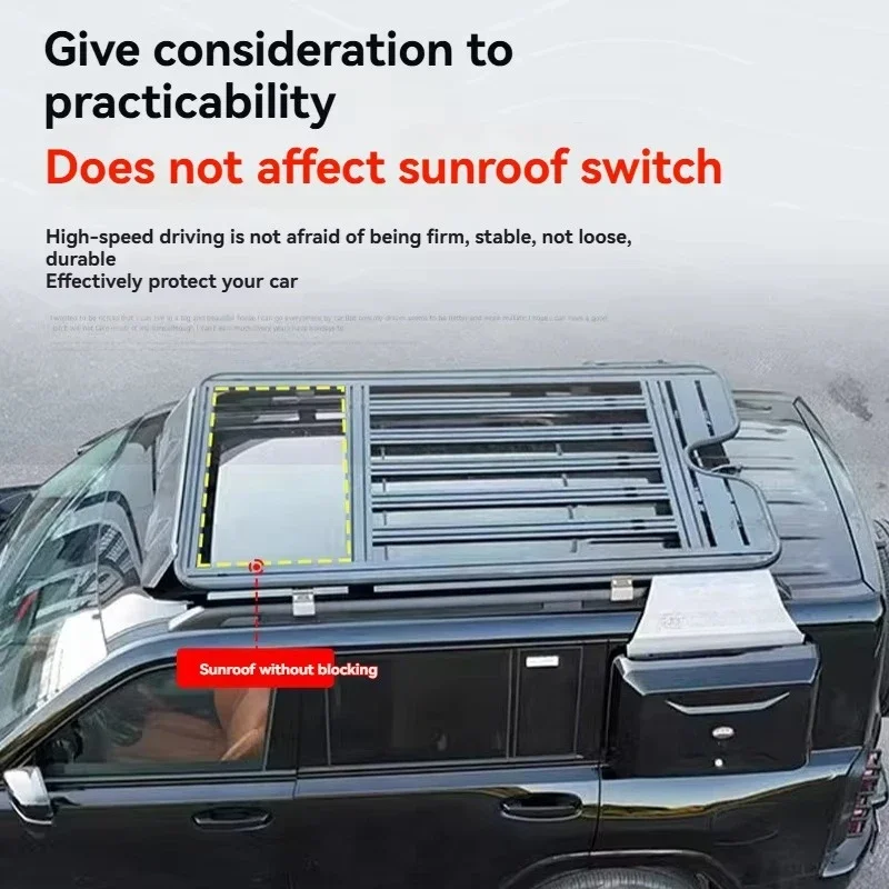 

The Upgraded Off-road Exterior Accessory Aluminum Alloy Roof Rack Is Suitable for Haval H9 Accessories 2025