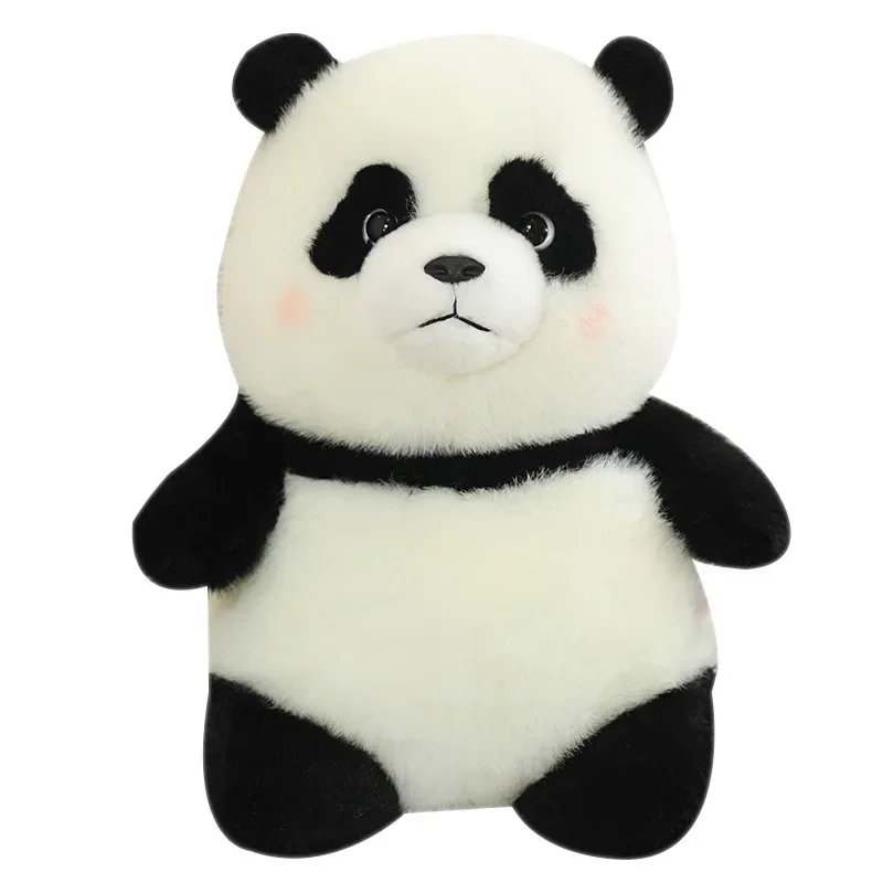 Ou visón burbuja panda de peluche de juguete panda marrón muñeca chengdu panda gigante museo muñeca conmemorativa regalo Navidad juguetes para bebés animal