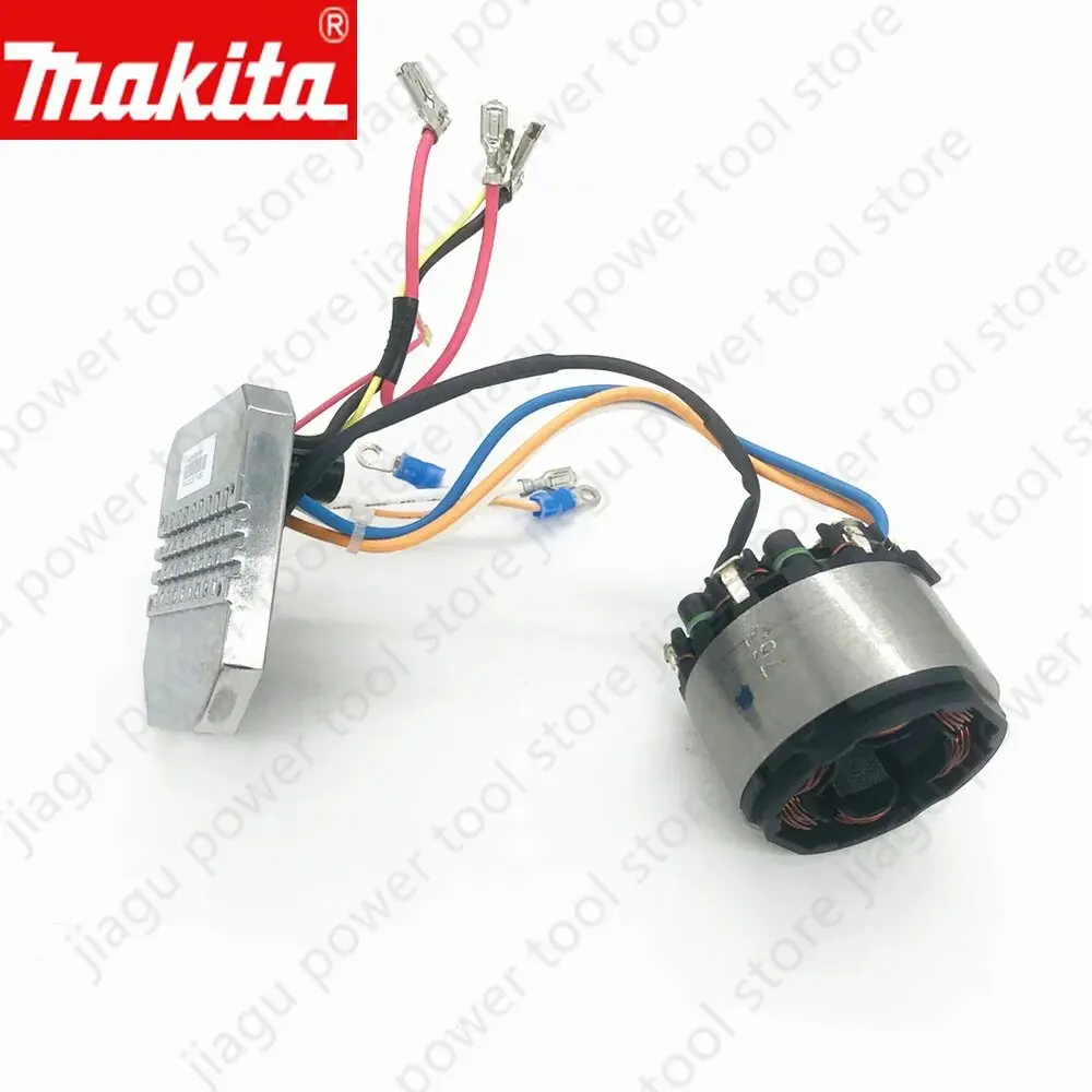 Imagem -03 - Makita-rotor Machine Casing Switch Gear Gearbox Wheel Cover Acessórios para Ferramentas Elétricas Dga404 Dga404z 18v 100 mm