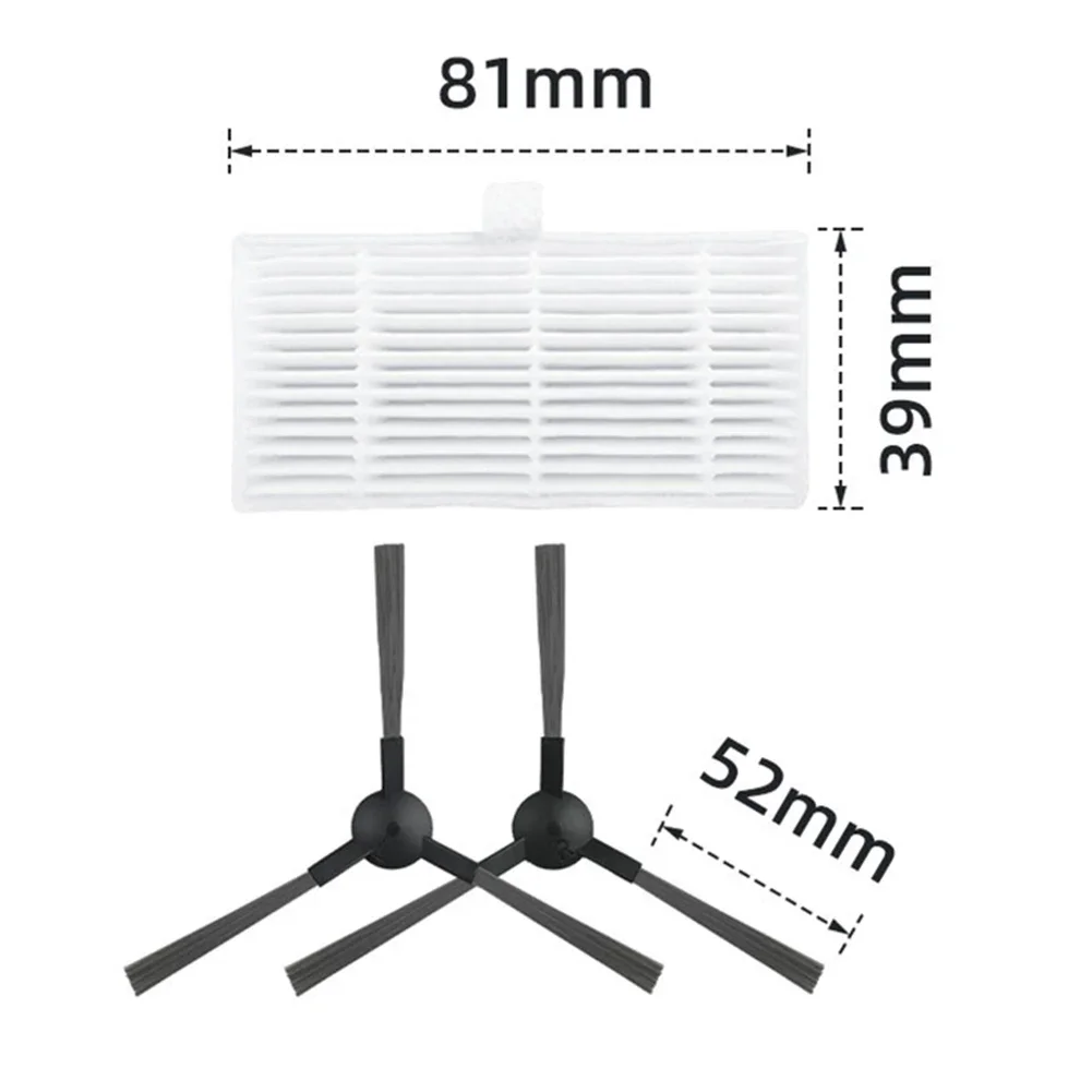مجموعة فرش جانبية وفلتر لمكنسة كهربائية i2a ، إكسسوارات منزلية ، أدوات تنظيف ، 9 *