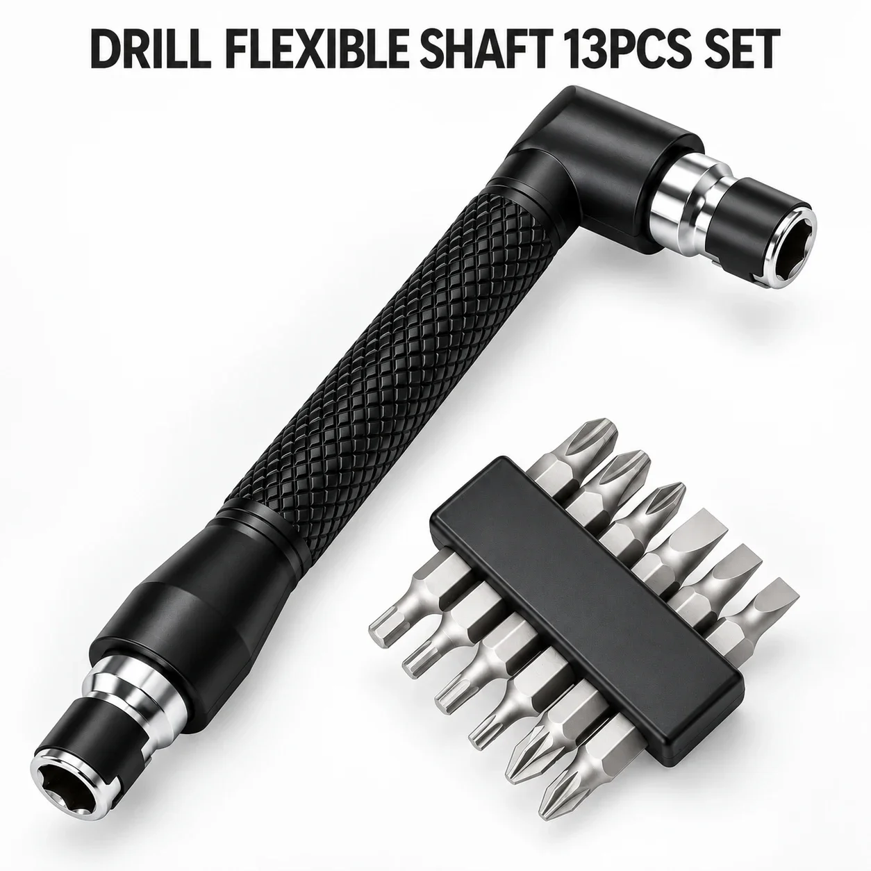 Flexible Shaft Bit 13Pcs Tools Electric Screwdriver Universal Extension Rod Kit Manual Disassembly Maintenance Tools