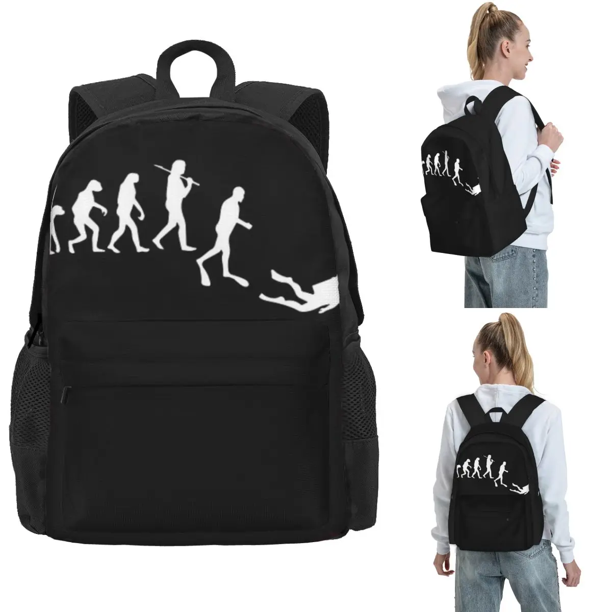 Scuba Diving Dive Diver Sea Snorkeling Sports  Backpack Hot Sale Daypack Large Capacity Boys Girls BookBag