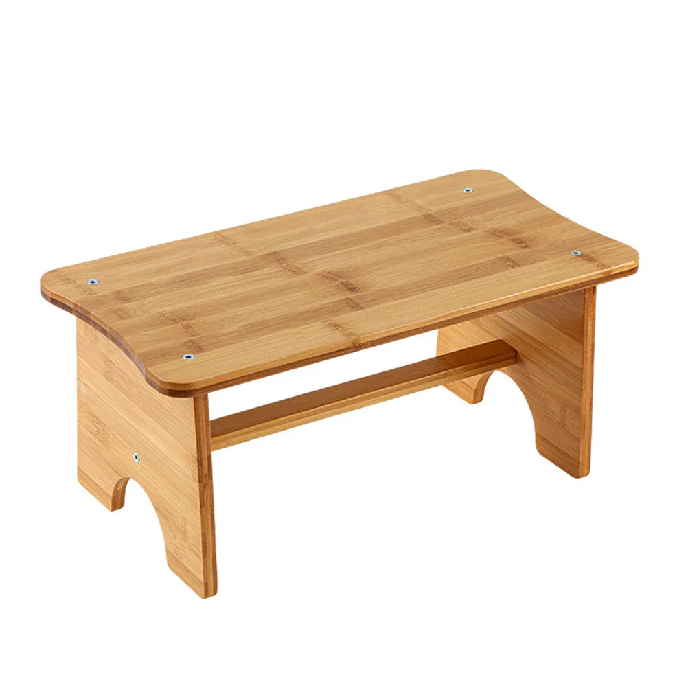 

Wooden Stool Small Step Footstool Anti-Slip Toilet Stool For Bathroom Adults Multi-Functional 'S Furniture