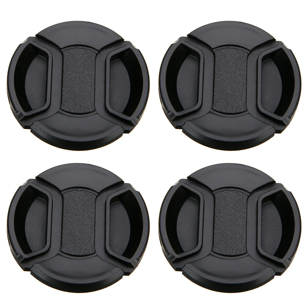 

4 pcs Lens Cover 62Mm Splashproof Dust Resistant Camera Lens Protector Quick Detach Easy Install Lanyard Compatible
