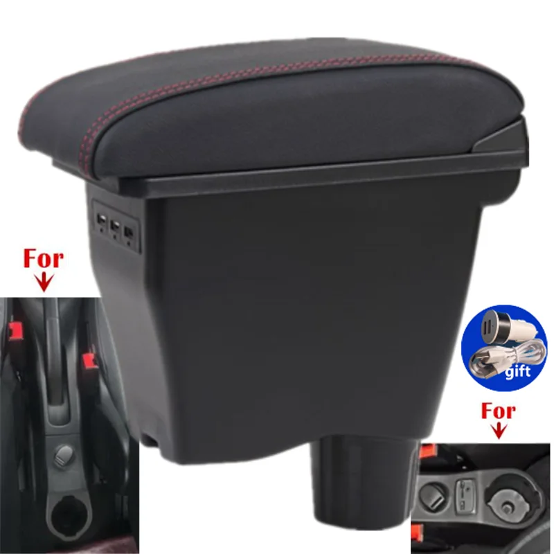 Für Smart Fortwo Armlehnenbox für Mercedes New Smart 453 Fortwo Forfour Auto-Armlehnenbox Spezielle Nachrüst-Aufbewahrungsbox 2015–2018