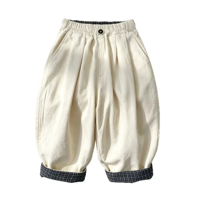 RAISE 2026 Herbst Kinder Jungen Hosen Locker Vielseitig Sitzend Baby Jungen Gerade Hosen Lässig 2-10 Jahre Kinder Jungen Hosen – Detail 5