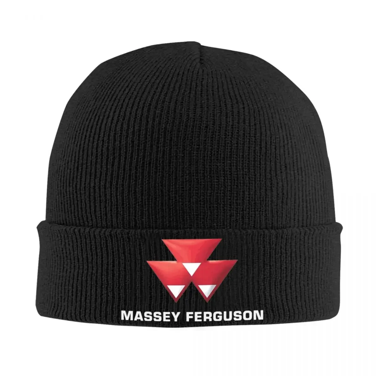 

Massey Ferguson Beanie Hats agricultural Bonnet Hats Men Women Street Hippie Knit Hat Autumn Winter Printed Warm Caps