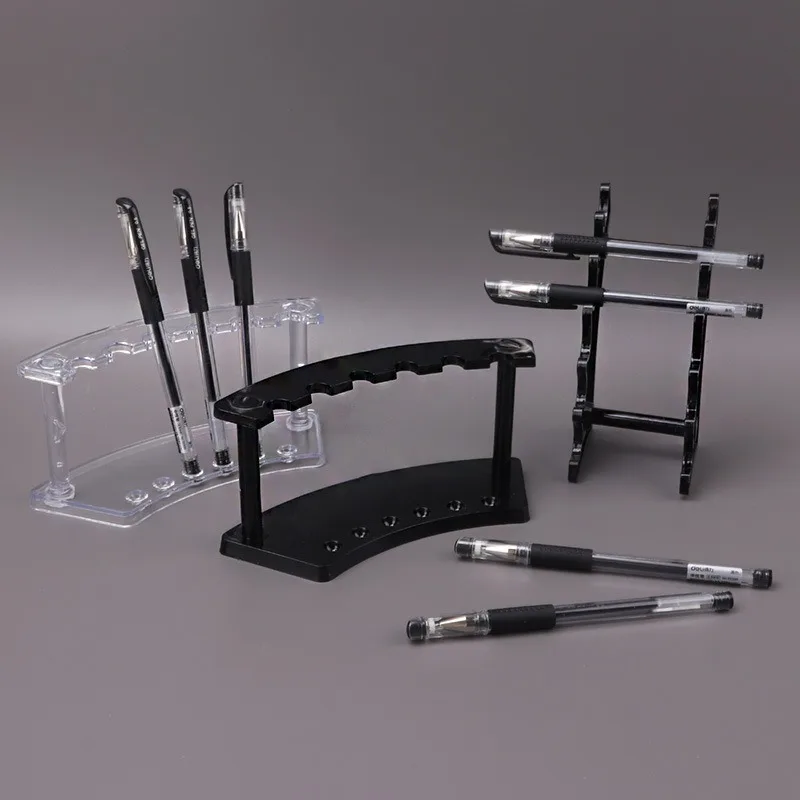 1pc Plastic Hairpin Display Stand Makeup Brush Eyeshadow Pencil Pen Holder Multipurpose Storage Rack Organizer