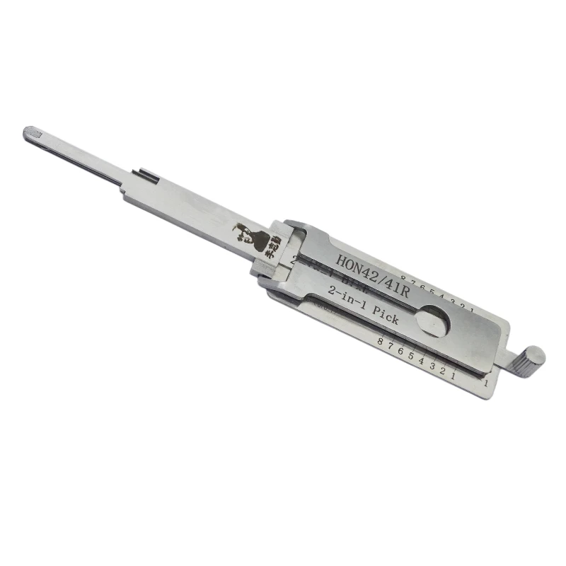 Lishi HON42/41R 2 in 1 Locksmith Tool Lock Pick & Decoder Flat Milling for Honda motorcycles models