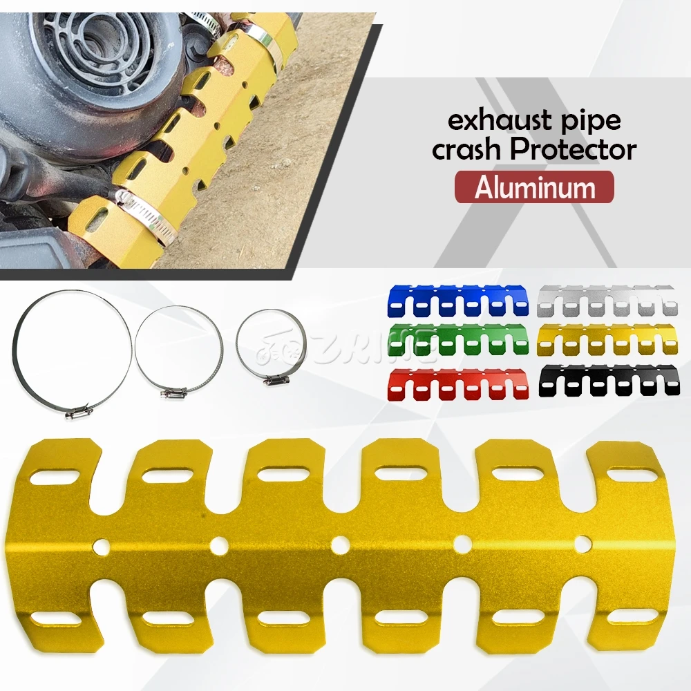 

For Suzuki DRZ400 DRZ400S DRZ400E DRZ400SM DRZ 400 E S SM Motorcycle Exhaust Pipe Protector Bendable Heat Shield Cover Guard