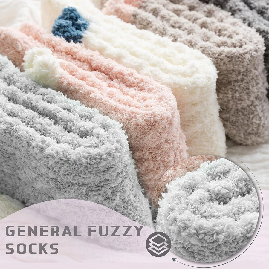SSUNTAK Women Winter Fluffy Co - đánh giá và giá Thermal Sock Winter