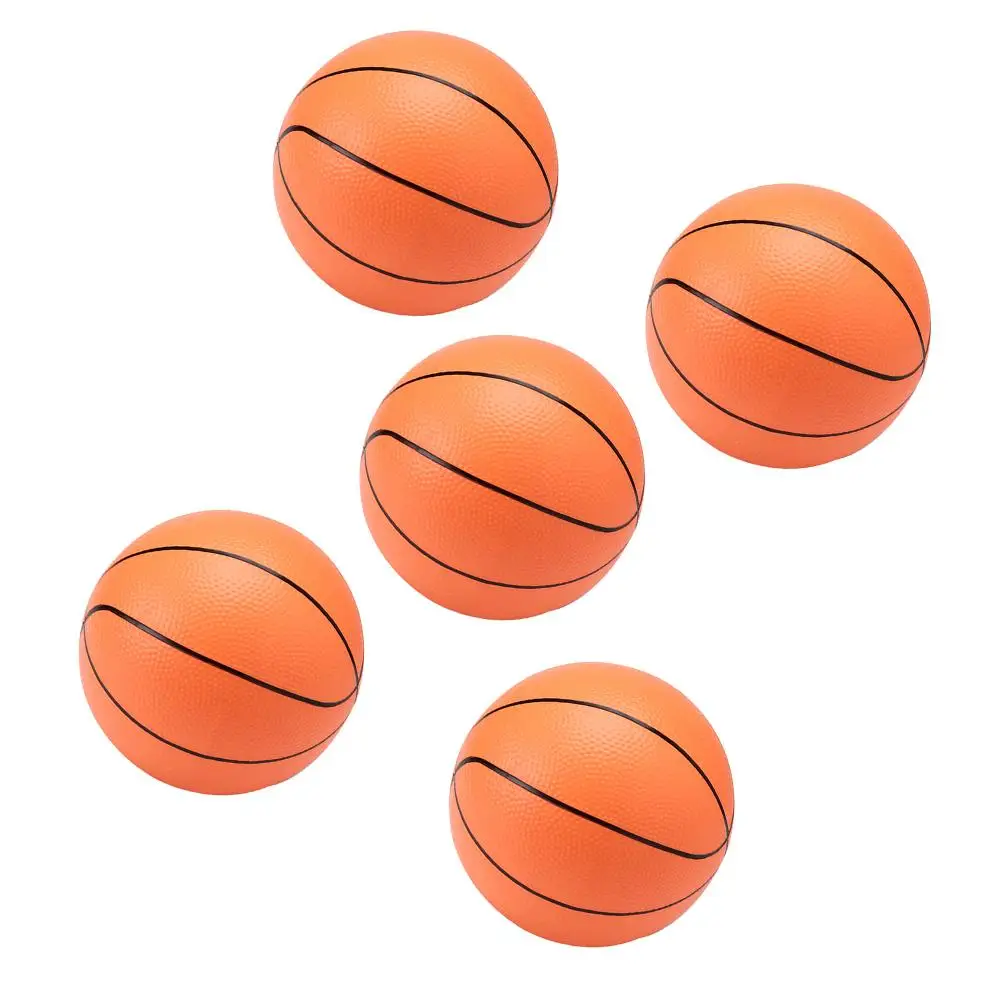 

5 Pcs Inflatable Small Balls 22CM Orange Beach Balls PVC Material Kids Toys for Summer Pool Party Fun Floating Toys