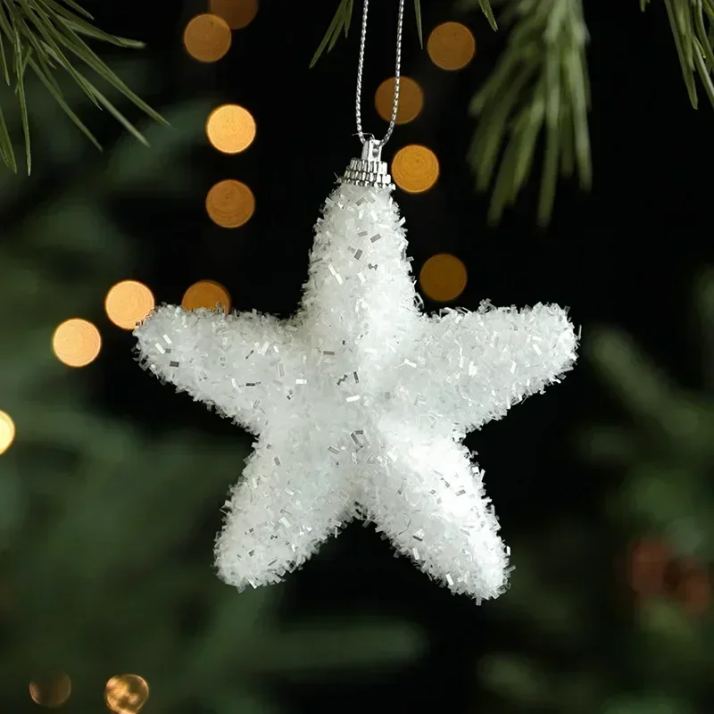 New Christmas Decorations White False Snow Foam Party Home Decoration New Year Christmas Decor Xmas Tree Hanging Pendant view 2
