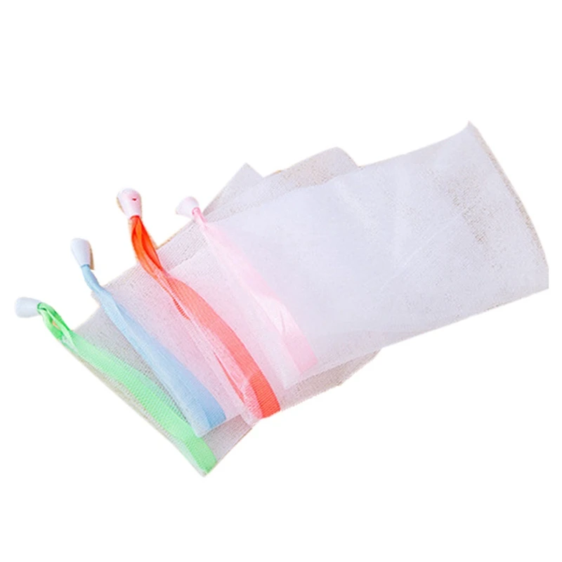 

Portable Hangable Handmade Soap Saver Bag Bath Shower Travel Foaming Mesh Net Cleansing Foam Network Storage Bag