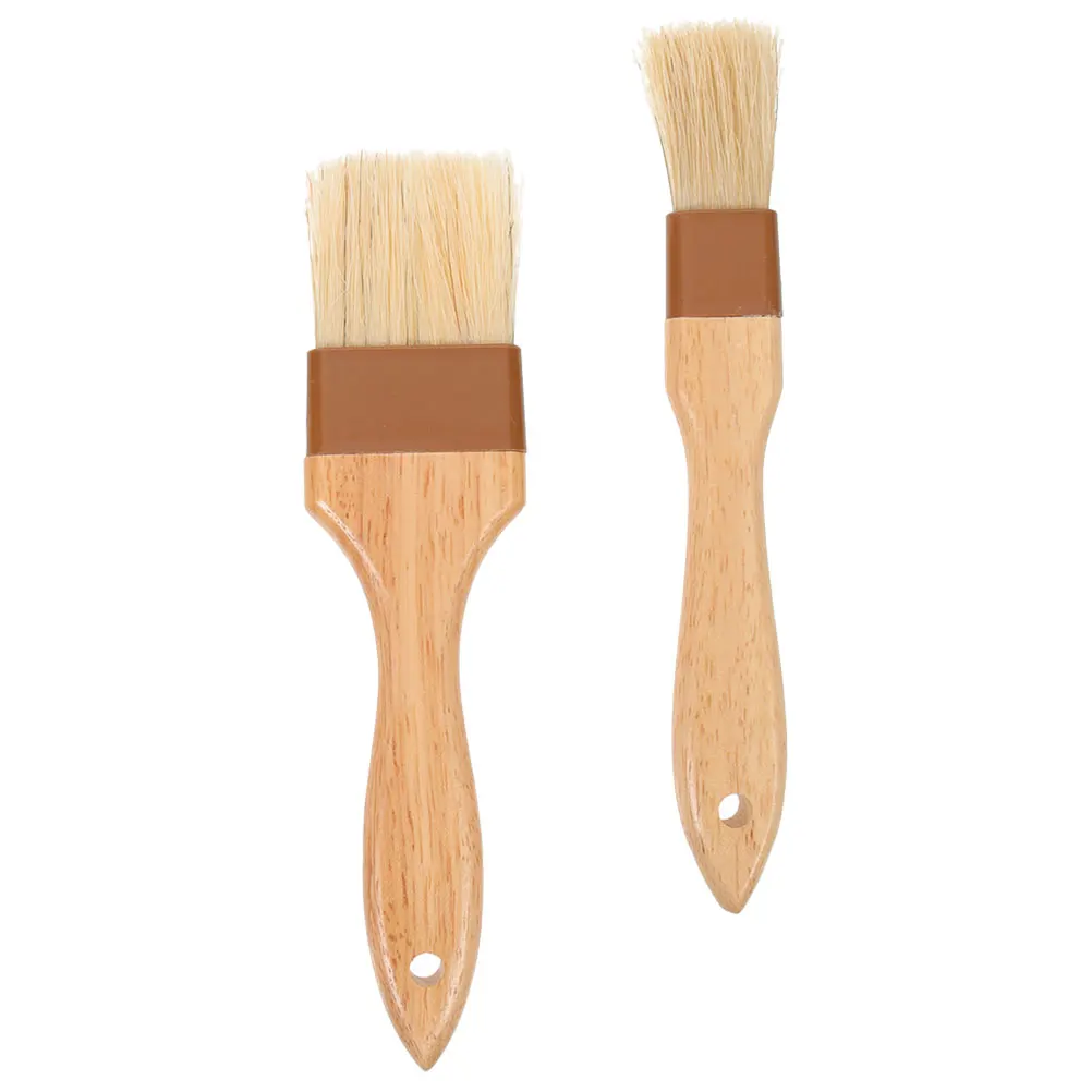 

2Pcs Barbecue Oil Brush Kitchen Utensils Cooking Sauce Pastry Baking Grilling Tool BBQ Party Gifts Food Grade High Temp