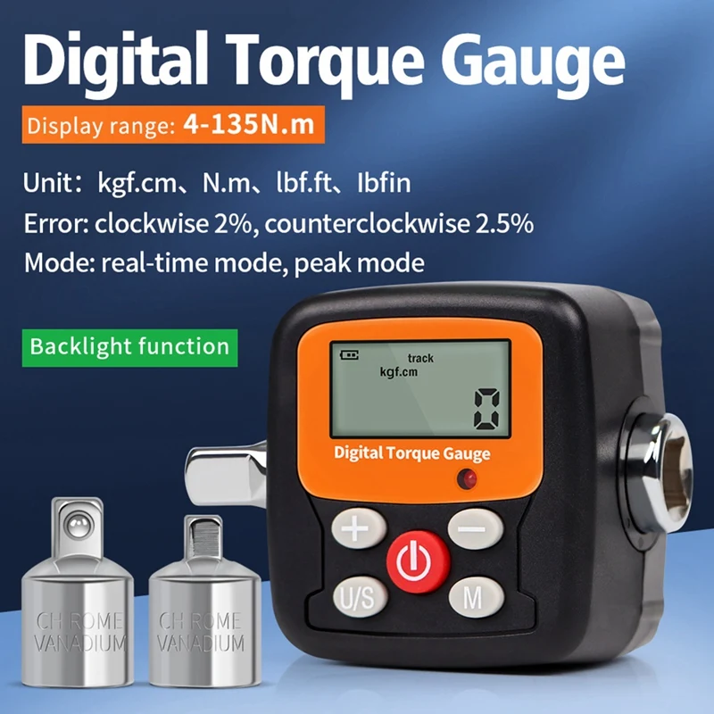 ใหม่ดิจิตอลแรงบิดเมตรแรงบิด Meter Tester ประแจเครื่องกลเปลี่ยนต่างๆโรเตอร์ประแจแรงบิดสําหรับซ่อม