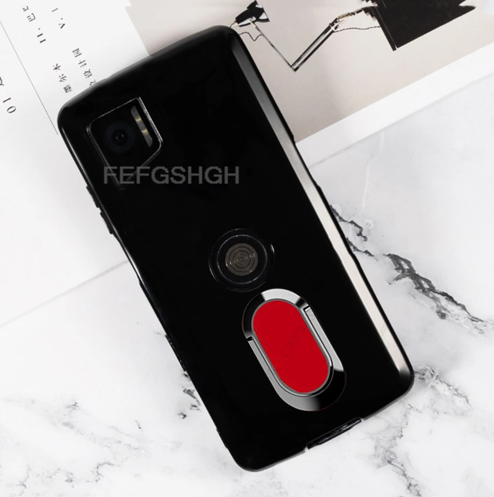For Crosscall Stellar-M6 Stellar-M6E M6 6.1" Stellar-M6E Back Ring Holder Bracket Phone Case Smartphone TPU Soft Silicone Cover view 3