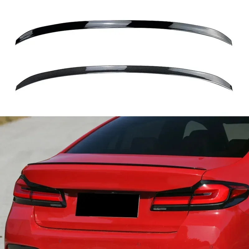 M4 M5 Style Fits For BMW 5 Series G30 G38 520d 525i 530i 540i m550i  2017-2022  ABS Rear Trunk Spoiler Wing Lip Carbon Fiber