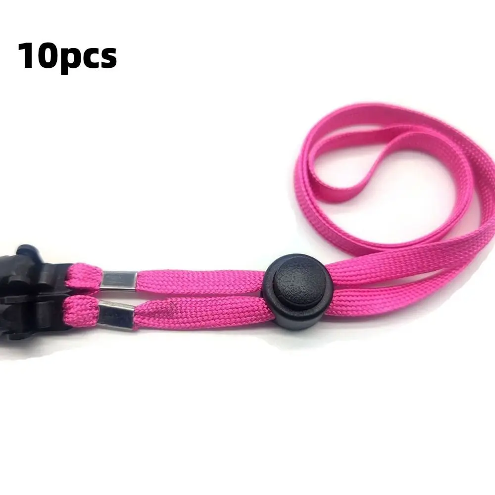 10pcs New 70cm Hat Chin Cord Multi-function Nylon Windproof Hat Strap Anti-lost Removable Hat Wind Rope Sun Hat