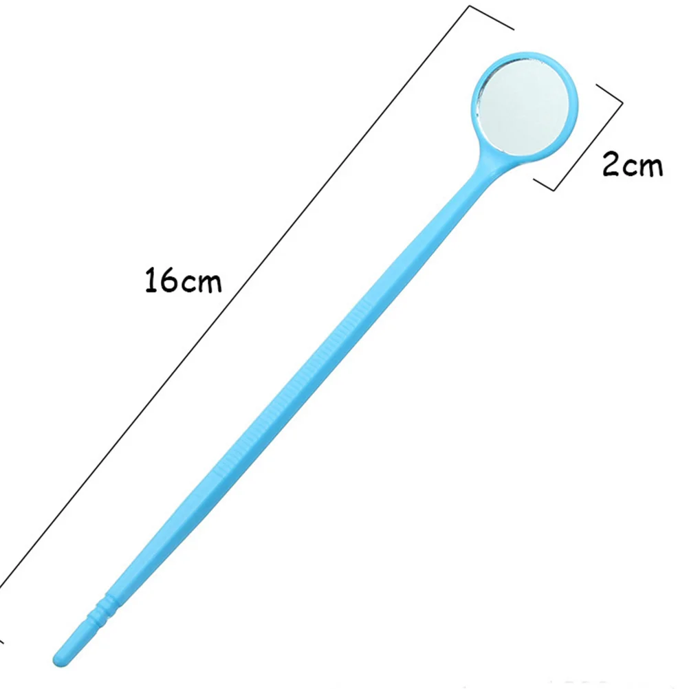 Specchio per ciglia da 10 pezzi con manico antiscivolo Specchio per bocca dentale antiappannamento per ispezione professionale degli occhi e del viso compatto