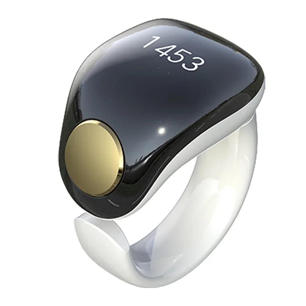 

Iqibla Zikr Ring Flex OEM Muslim Electronic Smart Rings Islamic Tasbih Ring Bluetooth for Phone Azan Clock Tasbeeh Counter