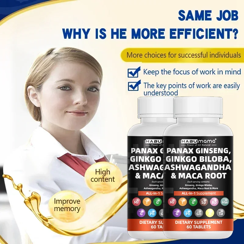 Nootropic Supplement - Easy To Absorb, Enhances Focus and Cognition, Healthy Memory Function and Supports Improved Mood