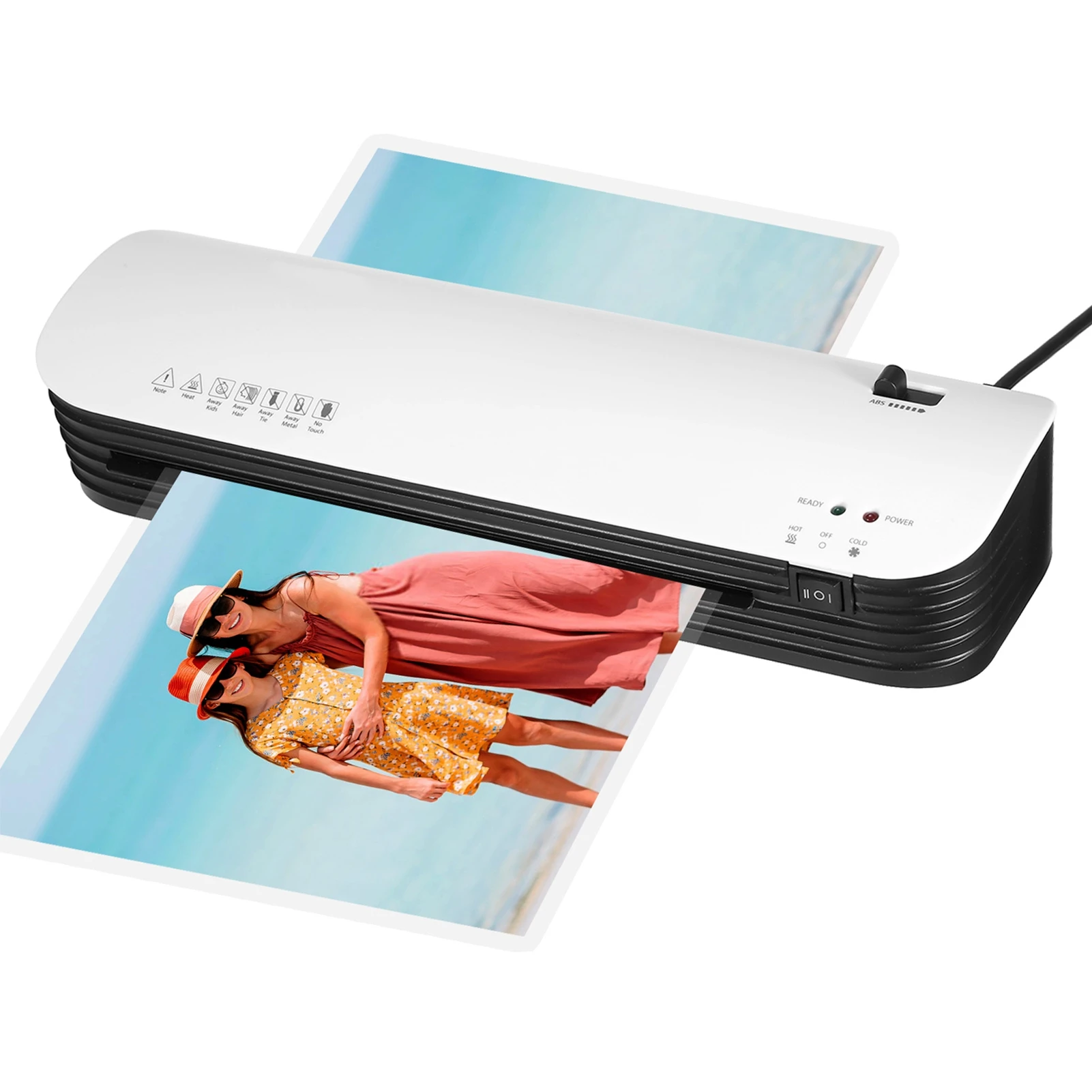 Portable SL299 Laminator Machine Set A4 Size Hot Cold Lamination 2 Roller System Laminater for Home Office School Supplies