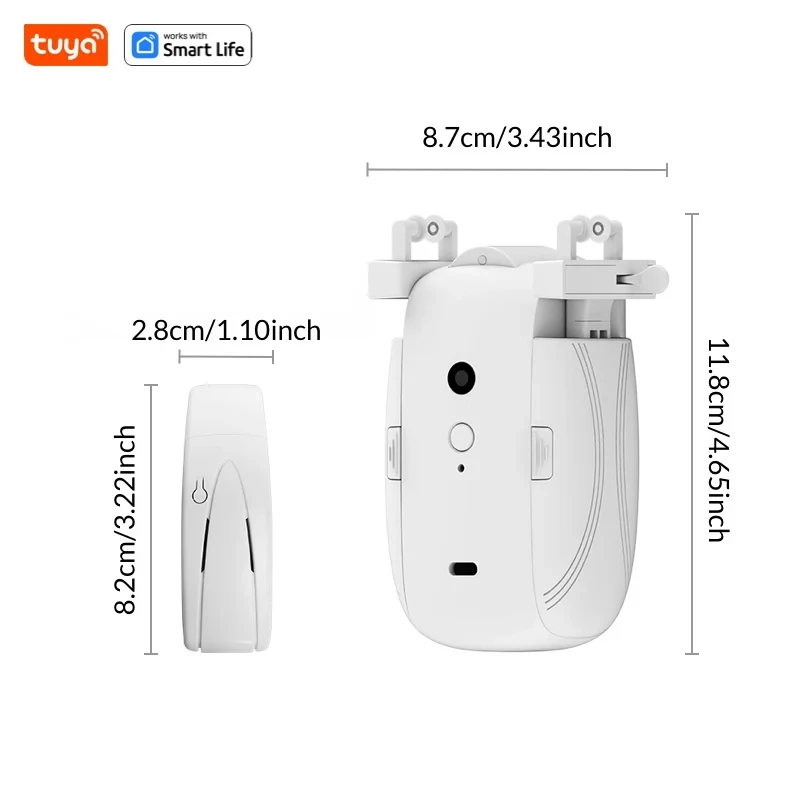 Smart Curtain robot wifi/BL Smart Curtain switchbot T/U-Rail Tracks Automatic Curtain Motor Electric Curtainbot Remote Control